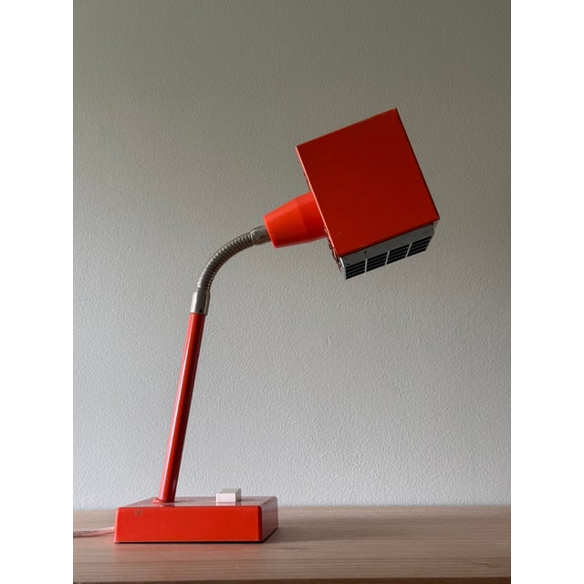 Metal The Cube Table Lamp by Björn Svensson for Elidus, 1970s For Sale - Image 7 of 7