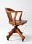 Antique Gunlock Banker's Swivel Desk Chair For Sale - Image 14 of 17