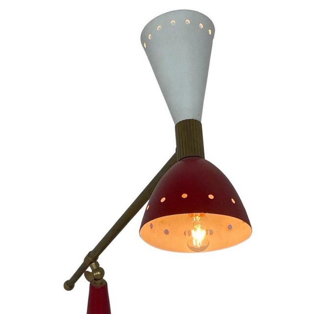Diabolo Desk Lamp on Marble Base from Stilnovo For Sale - Image 5 of 11