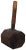 Antique primitive / rustic hand crafted heavy wooden mallet with octagonal shaped head and rounded handle.