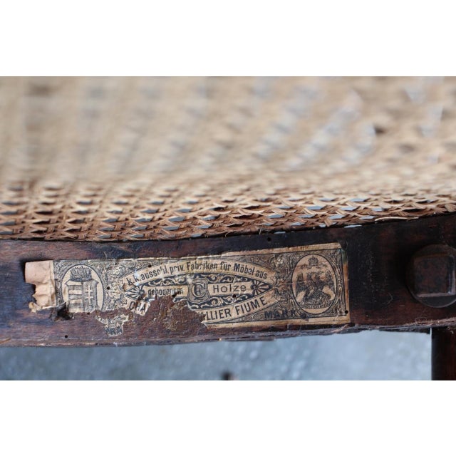 19th Century Bistro Chairs in the style of Thonet, 1890s, Set of 8 For Sale - Image 12 of 14