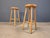 Alpine Style Chalet Stools in Wood, 1970s, Set of 9 For Sale - Image 4 of 14