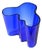 Large Cobalt Blue Savoy Vase in Glass by Alvar Aalto for Iittala, 1992 For Sale
