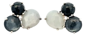 Ippolita Rock Candy Sterling Silver Moonstone, Onyx & Hematite Earrings