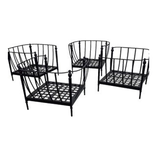 Michael Taylor Designs Newport Outdoor Lounge Chair Frames, 4 Pieces, Attributed For Sale