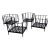 Michael Taylor Designs Newport Outdoor Lounge Chair Frames, 4 Pieces, Attributed For Sale