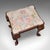 Antique Queen Anne Revival Dressing Stool, English, Needlepoint, Victorian, 1870 For Sale - Image 6 of 10