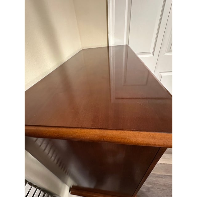 Vintage Late 20th Century Stanley “Open Home” Highboy Dresser For Sale - Image 10 of 11