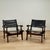 Modern Set of Three Modern Rosewood Safari Chairs by Angel Pazmino For Sale - Image 3 of 18