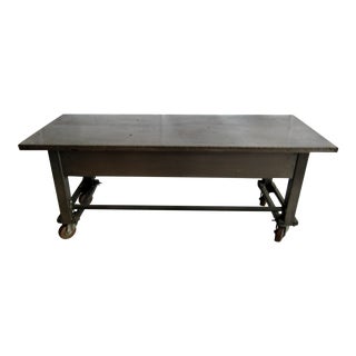 Industrial Steel Rolling Cart From Post Office For Sale