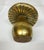 Metal MCM Danish Brass Mushroom Art Objet Paperweight Decor For Sale - Image 7 of 12