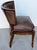 Pair of Neoclassical Klismos Chairs with Caned Seats and Leather Cushions For Sale - Image 12 of 16