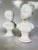 Ceramic Set of 2, Vintage Louis Style Porcelain Busts For Sale - Image 7 of 7