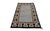 American Impressive Gray With Delicate White-Brown Geometric Border Pattern Antique American Navajo Rug For Sale - Image 3 of 13