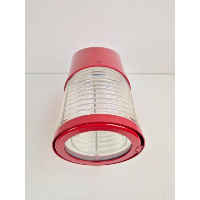 Red Postmodern Lipstick Outdoor Wall Lamp from Lexus, Germany, 1990s For Sale - Image 8 of 18