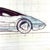 1980s R Bevis Original Automotive Concept Car Rendering Coupe Roadster Prototype Art For Sale - Image 9 of 13