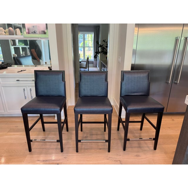 2010s Contemporary Constantini Pietro Concept Bar Stools- Set of 3 For Sale - Image 5 of 6