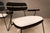 Three Armchairs in Ebonized Wood & Metal With Loose Cushion, Carlo Hauner, 1950s For Sale - Image 14 of 18
