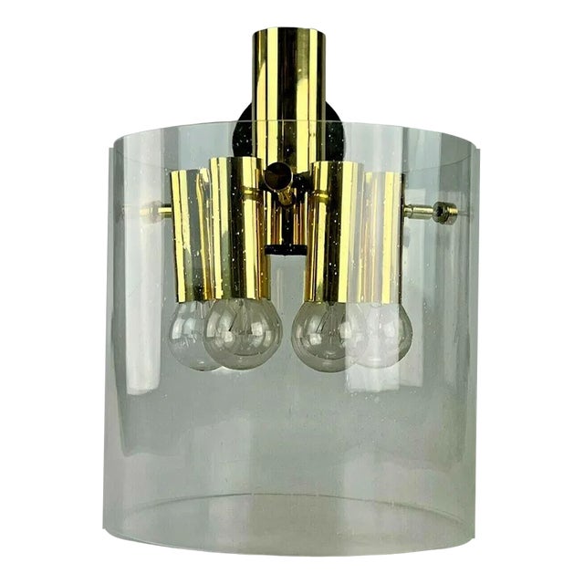 Large Mid-Century Space Age Wall Lamp from Limburg For Sale