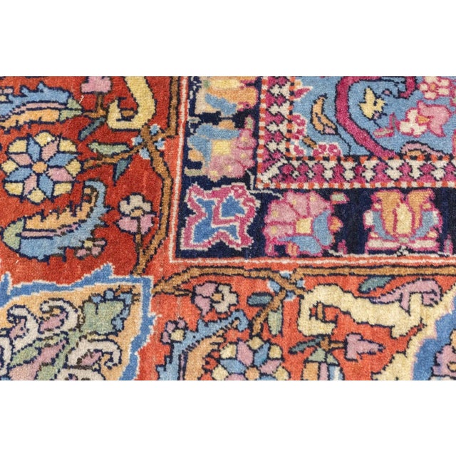 Textile Tehran Rug 4'4'' X 6'9'' For Sale - Image 7 of 12