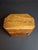 Brown Antique Bezalel Era Olive Wood Etrog Box Carved Jerusalem Holy Places Sukkot 6" For Sale - Image 8 of 18