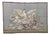Antique French Tapestry with Rooster and Flowers from Aubusson, 1900 For Sale