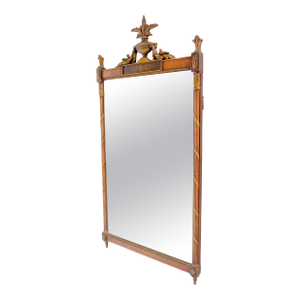 Fine Regency Ornaments & Paint Decorated Wall Mirror NICE