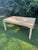 Mid-Century Modern Vintage Mid Century Lacquered Grasscloth Dining Table With Extension Leaves For Sale - Image 3 of 9