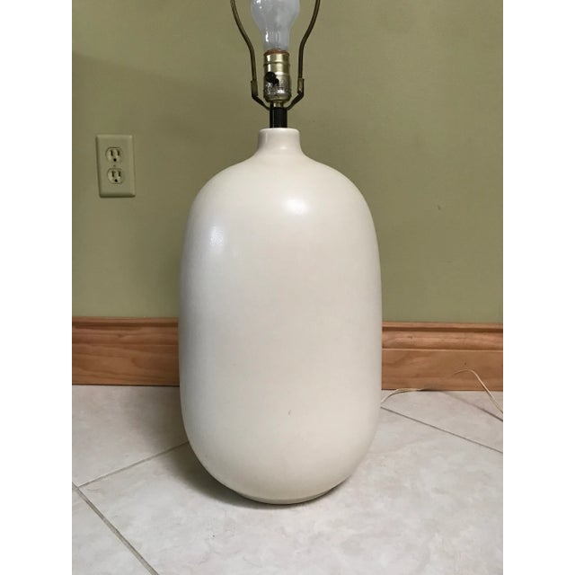 Beautiful Large Lotte and Gunnar Bostlund Lamp complete with original jute wrapped fiberglass shade. Amazing vintage...