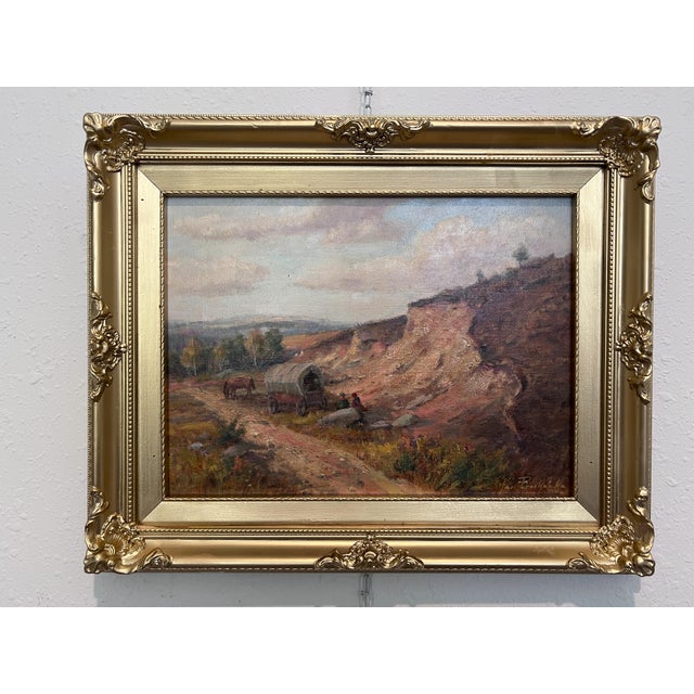 Late 20th Century Jan Prochazka (Czech, b.1957) Vintage Original Landscape Oil Painting , Framed For Sale - Image 4 of 11