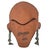 1986 Vintage Handmade Terracotta Fired Clay Wall Mask Decorative Signed Maria A. African Studio Pottery 80s For Sale - Image 13 of 15
