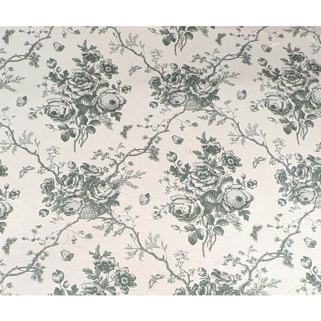 English Vintage Kingsway "Hamilton" Floral Cotton After Ralph Lauren's Ashfield Fabric- 5 Yards For Sale - Image 3 of 10