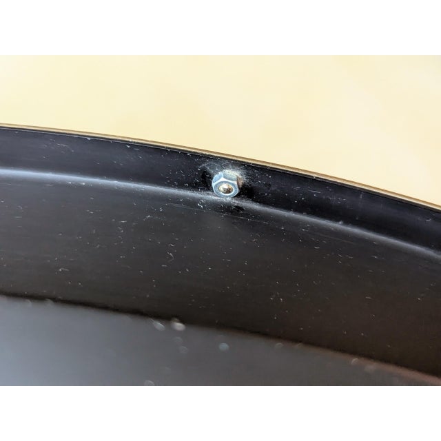 Large Italian Brass Wall Mirror, 1970s For Sale - Image 6 of 14