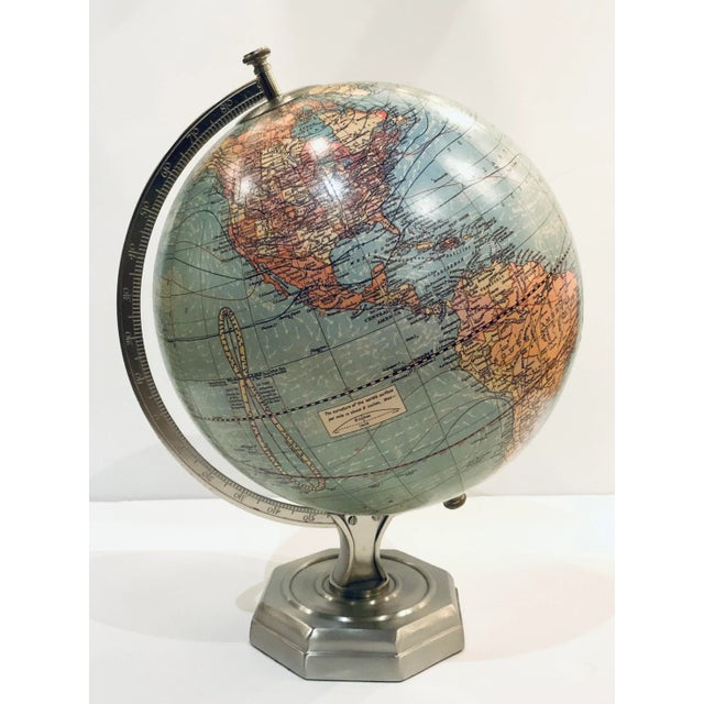 Weber Costello Vintage Style Half Globe For Sale In Atlanta - Image 6 of 6