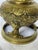 Brass A Pair of 1950s Carved Bronzed Brass Lamps For Sale - Image 8 of 11