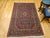 Vintage Persian Kashan Area Rug, Hand-Knotted Wool, Floral Pattern, Navy & Red, 5x7 For Sale - Image 4 of 16