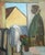Mid-Century Modern 'Morning at the Window' Swedish Expressive Figurative Interior Oil Painting, Framed For Sale - Image 11 of 12