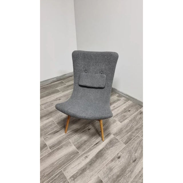Mid-Century Modern Armchair by Miroslav Navratil For Sale - Image 3 of 10