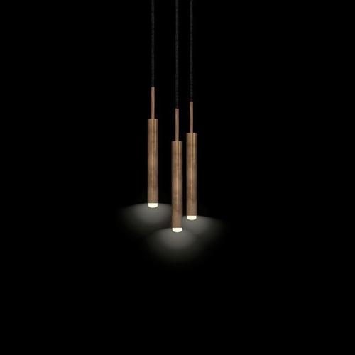 Black Black Brass Stav 3 Ceiling Lamp by Johan Carpner for Konsthantverk For Sale - Image 8 of 11