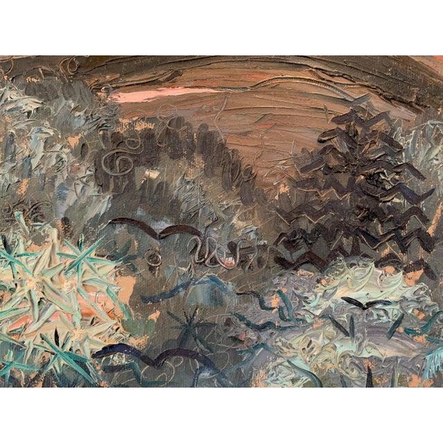 Wood 1950s James Apostle "Tobacco Road" Painting For Sale - Image 7 of 13