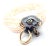 Cartier 1990s Panthere De Cartier Panther Yellow Gold & Silverium Pearl Emerald Bracelet For Sale - Image 4 of 14