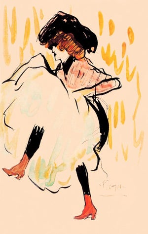 Picasso Cancan Dancer Giclee Numbered Edition