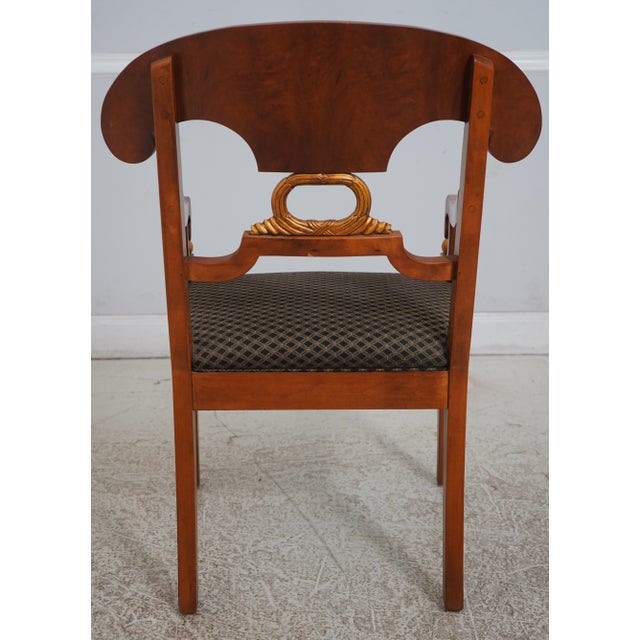 Henredon Set of 6 Henredon Neoclassical Design Dining Room Chairs For Sale - Image 4 of 12