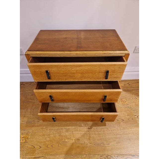 Art Deco Oak Chest of Drawers, 1930s For Sale - Image 4 of 17