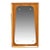 Mid Century Wall Mirror in Mahogany For Sale