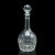 Vintage Medium Bodied Wine Decanter, English, Cut Glass, Merlot, Grenache, 1970 For Sale - Image 4 of 12