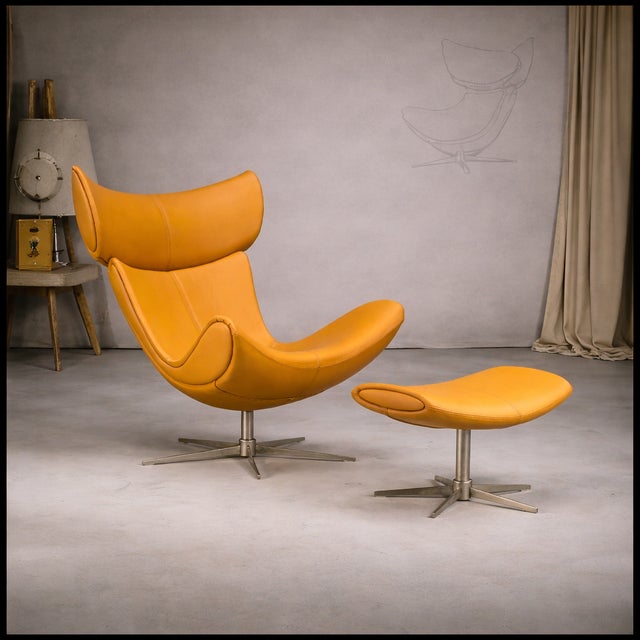 Set of Imola Lounge Chair and Ottoman attributed to Henrik Pedersen for BoConcept, 2000s For Sale - Image 18 of 18