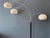Glass Vintage Space Age Mushroom Triple Arc Floor Lamp from Dijkstra For Sale - Image 7 of 13