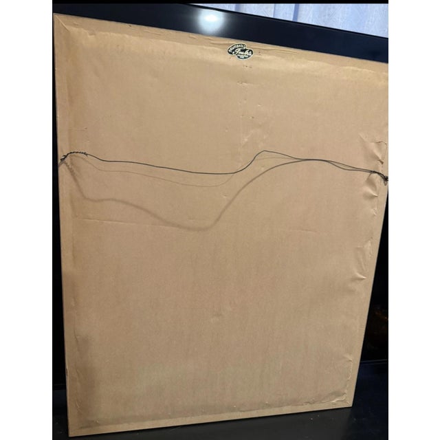 Framed “The Mallards” Cross Stitch Pattern MCM 1940s For Sale - Image 6 of 7