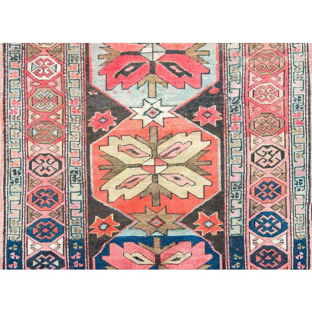 Red Early 20th Century Persian Kazak Rug For Sale - Image 8 of 15
